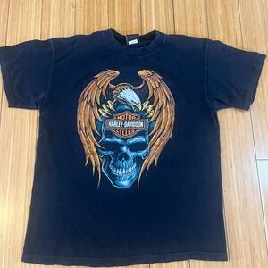 Harley-Davidson Men's Black Graphic T-Shirt